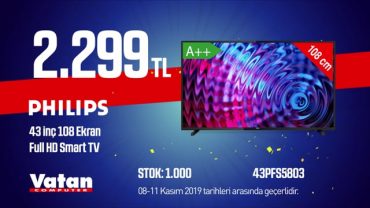 Philips 43 inch Smart TV Spot Reklamı – 12sn